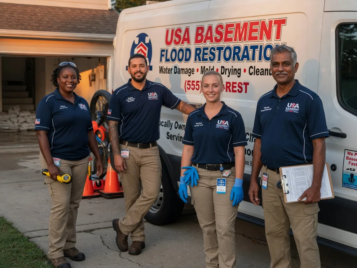 Basement Flood Cleanup company in Ball, LA