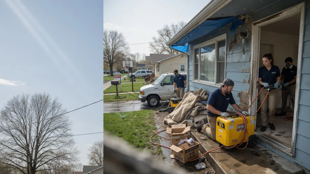 Basement Flood Cleanup in Ball, LA near me